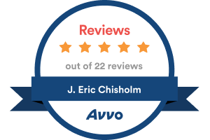 Avvo Reviews 5 Stars out of 22 reviews - Badge